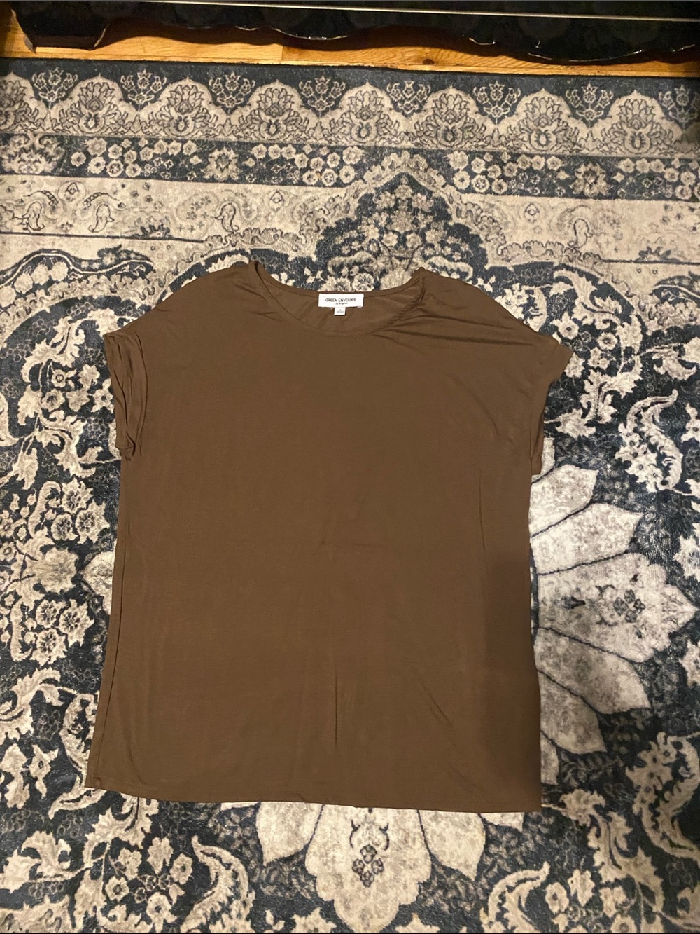 Everyday Relaxed Crewneck Tee - Brown